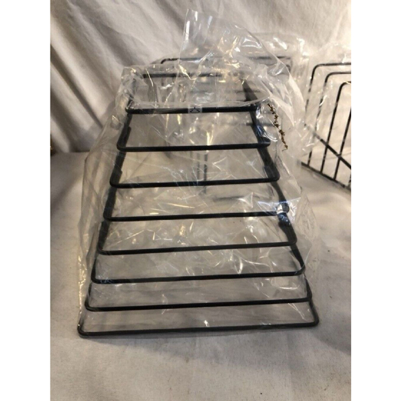 Heavy duty 7 Compartment Wire File Organizer Set Of 5 New - Picture 3 of 3